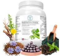 Complementary Supplements - BodyFuel Hypoallergenic Pea Protein Isolate Powder - Non-Bloating Plant Protein with Phytonutrients, Green Tea, Chicory, Dandelion & Acai - Vegan, 500g