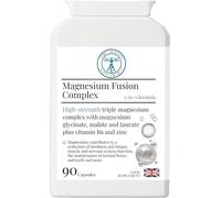 Complementary Supplements- Magnesium Fusion Complex - Triple Magnesium Blend with Added Nutrients - Glycinate, Malate, Taurate + Zinc & Vitamin B6 - 90 Capsules