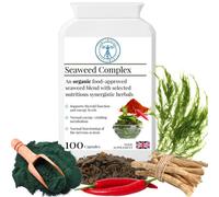 Complementary Supplements - Organic Seaweed Complex - Herbal Support - Fucus Vesiculosus Bladderwrack, Kelp, Spirulina, Chlorella, Ashwagandha - 100 Capsules