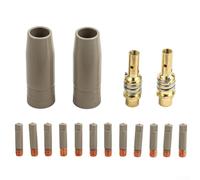 Complete 16PCS NonStick Coating Protection Nozzle Set for 15AK Welding, Engineered for Superior Performance
