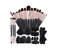 Complete 20 Piece Cosmetic Brush Set Ergonomic Handle Design Bristles for Precise Makeup Application Professional Makeup Brush Piece
