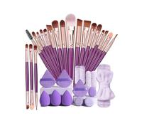 Complete 20 Piece Cosmetic Brush Set Ergonomic Handle Design Bristles for Precise Makeup Application Professional Makeup Brush Piece