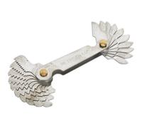 Complete 20 Piece Folding Screw Pitch Gauge Set For Precision Measurements