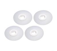 Complete 24 Pcs Toilet Flush Valve Seal Replacement Kit for SV Type Valves, Great for Leak Prevention (White-4pcs)
