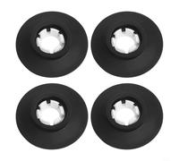 Complete 24 Pcs Toilet Flush Valve Seal Replacement Kit for SV Type Valves, Great for Leak Prevention (Black-4pcs)