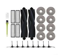 Complete 24-Piece Replacement Parts Set For L10s ProIncluding Main Brushes, Side Brushes, Microfibre Mop Pads And HEPA Filters, Compatible For Dreame L10s Pro