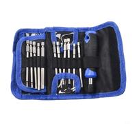 Complete 24PCS Screwdriver Bit Set with Quick Release Holder and Tool Bag for Various Tools and Drills