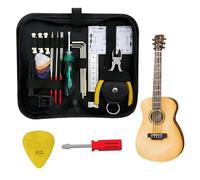Complete 31-Piece Guitar Maintenance Tool Kit with Carrying Case- Suitable for Guitar, Ukulele, Bass, Mandolin, Banjo - Perfect Gift for Music Enthusiasts - String Instrument Repair Kit