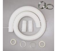 Complete 32mm Water Butt Link Fitting Set Including Pipe Nuts Sealing Rings And Hose Clamps For Secure Rainwater Collection Storage In Garden Barrels Designed For Agriculture And Lawn Irrigation Use