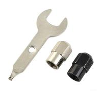 Complete 3pcs Electric Chuck Set with Wrench for M7x0 75 Grinders, Built for Enhanced Work Efficiency
