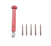 Complete 5 In 1 Screwdriver Repair Tool Set for Mobile and Watch For Torx Bits with Magnetic Properties for Convenience (red)