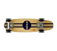 Complete 55cm Maple Wooden Retro 22” Mini Cruiser Board by Ridge Skateboards