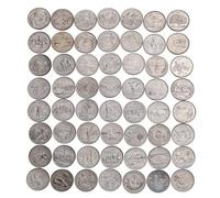 Complete 56-Coin U.S. State & Territory Quarter Set 1999-2009 Denver (D) Mint - 50 States, DC & 5 Territories