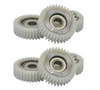 Complete 6PCS E Bike 36T Nylon Gear Hub Motor Set with 608 Bearings for Enhanced Functionality (Straight Gear)