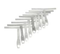 Complete 9 in 1 Guitar Repair Measuring Instrument Set with T Shape Square Ruler for Efficient Instrument Care and Setup Guitar T Shape Ruler