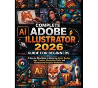 Complete Adobe Illustrator 2026 Guide for Beginners: A Step-by-Step Guide to Mastering Vector Design, Logo Creation, Illustration Tools, and Professional Graphic Workflows