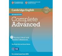 Complete Advanced Teacher's Book with Teacher's Resources CD-ROM