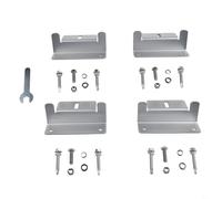 Complete Aluminum Z Bracket Kit for Solar Panel Installation on For RVs, Boats, and Various Outdoor Surfaces Including Screws and Wrench