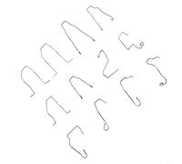 Complete Assorted Headlight Bulb Retaining Clip Set 6/9/12 Pieces for H1 H3 H4 H7 Essential for Mechanics (12pcs)