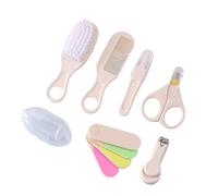 Complete Baby Daily Care Hair Brush Comb Toothbrush Nails Clippers Scissors and Nails File for Infants