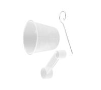 Complete Baking Measurement Kits Dishwasher Safe Measuring Cup Spoon with Dough Hook for Bread Makers Ergonomic Bread Machine Measurement Tool