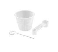 Complete Baking Measurement Kits Dishwasher Safe Measuring Cup Spoon with Dough Hook for Bread Makers Baking Measuring Tool with Dough Remover