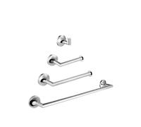 Complete Bathroom Set: Towel Bar Ring Rack Robe Hook Tissue & Toilet Paper Holder - Stylish & Functional Bathroom Accessories (C-2 PCS Robe Hook)