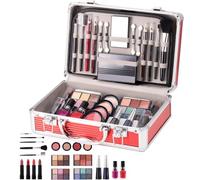 Complete Beginner Makeup Set, Colorful Makeup Kit, Travel Friendly Makeup Case, Versatile Complete Make Up Collection for Teens, Girls Makeups Beginner (1 Set)
