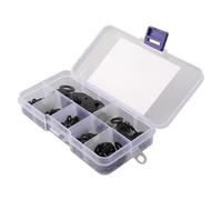 Complete Black Nylon Gasket Set, 250 Flat Washers in M2 M2 5 M5 M6 M8 Sizes, Convenient and Practical