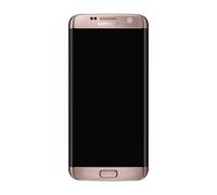 Complete Block Galaxy S7 Edge LCD Screen Original Touchscreen Rose gold