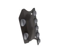 Complete Blow Dryer Storage Stand Holds Full Styling Set Carbon Steel Structure with Soft Silicone Padding Styler Wall Mount