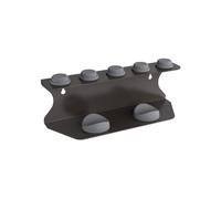 Complete Blow Dryer Storage Stand Holds Full Styling Set Carbon Steel Structure with Soft Silicone Padding Styling Holder