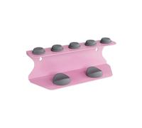 Complete Blow Dryer Storage Stand Holds Full Styling Set Carbon Steel Structure with Soft Silicone Padding Styler Wall Mount