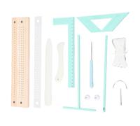 Complete Book Binding Kit, 14Pcs Multifunctional Portable Bookbinding Supplies Kit Scrapbooking Tool Set for Diary Planner Notebook Album
