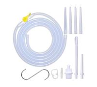 Complete Bowel Washing Set Includes 2 Meter Tube 6 Tips and Adjustable Valves Flushing Hose for Intestinal Health Colon Cleansing Set