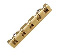 Complete Brass Roller Nut Set Adjustable for Electric Bass Enhances Includes Wrench Electric Bass Replacement Nut