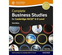 Complete Business Studies for Cambridge IGCSE® and O Level – With Website Link