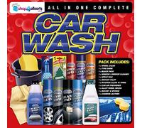 Complete Car Washing Kit Interior & Exterior Valeting Bucket Full Kit To Valet Your Motor Including Screen Wash