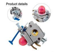 Complete Carburetor Replacement Kit for 124C 124L 125R 125RJ 125LDX 128C 128CD 28cc String Trimmer, Includes Essential Installation Components