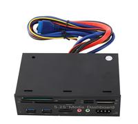 Complete Card Compatibility,USB 3.0 Hub,High-Speed Data Transfer,Multifunctional Design for PC Multifunction Dashboard Media Front Panel,Internal Card Reader,USB 3.1 Port Support