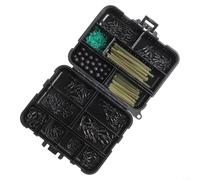 Complete Carp Fishing Tackle Kit 301 Pieces of Hooks, Swivels, Clips, and Accessories for Anglers