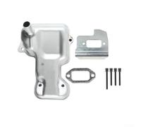 Complete Chainsaw Exhaust Muffler Kit for K750 K760 with Replacement Part 506364204 Includes Gaskets and Screws to Restore Exhaust Function