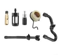 Complete Chainsaw Service Kit Oil Pump, for Worm Gear with Fuel Hose for MS180 MS170