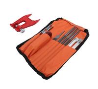 Complete Chainsaw Sharpening File Kit, enables Fast Chain Sharpening via Chain Saw Sharpener Tool Chainsaw Mill Arborist Kit for Home On Site