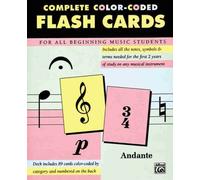 Complete Color Coded Flash Cards for All Beginning Music Students by Alfred Publishing (1996) Cards