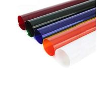 Complete Colors Lighting Filter Gel Craft or 800W Red Head Video Continuous Lighting Transparent Filter 50x40cm CTO CTB