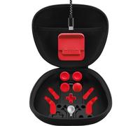 Complete Component Pack for Xbox Elite Controller Series 2 - Accessories Include 1 Carrying Case, 1 Charging Dock, 4 Thumbsticks, 4 Paddles, 1 Dpad, 1 Charging Cord and 1 Adjustment Tool(Red)
