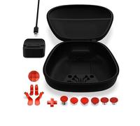 Complete Component Pack Replacement Parts Repair Accessories Kit with Storage Case, Charging Dock and Cable,6 Thumbsticks, 4 Paddles, 2 D-Pads for Xbox One Elite Series 2 and Core Controller