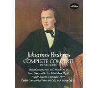 Complete Concerti in Full Score: Brahms (Dover Orchestral Music Scores)