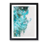 Complete Control Abstract Framed Print for Living Room Bedroom Home Office Décor, Wall Art Picture Ready to Hang, Black A4 Frame (34 x 25 cm)